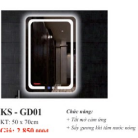 GƯƠNG SOI ĐÈN LED CAO CẤP KASSANI KS-GD01